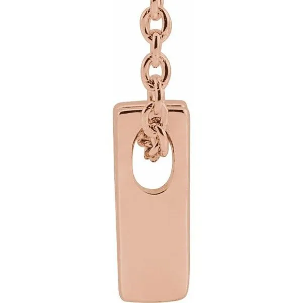 Initial Necklace Image 2 Delfine's Jewelry Charleston, WV