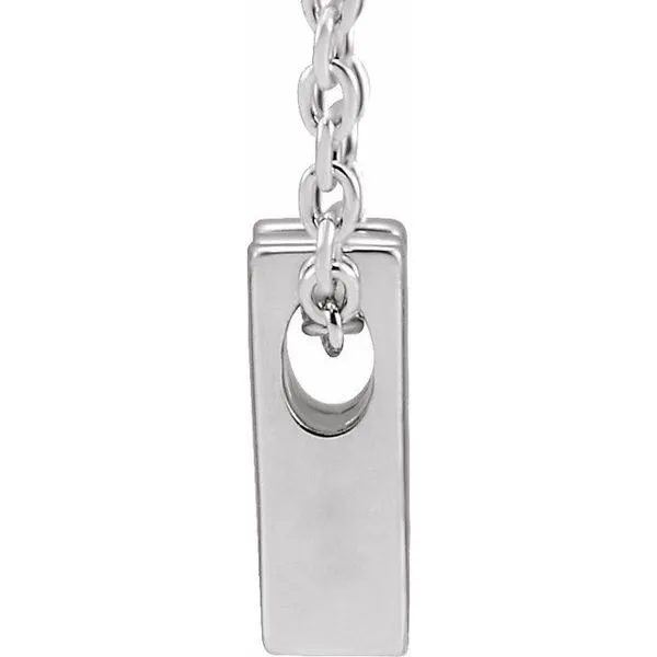 Initial Necklace Image 2 John E. Koller Jewelry Designs owasso, OK
