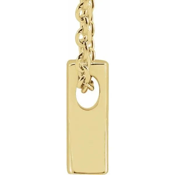 Initial Necklace Image 2 Linwood Custom Jewelers Linwood, NJ