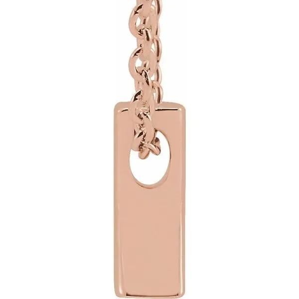 Initial Necklace Image 2 Delfine's Jewelry Charleston, WV