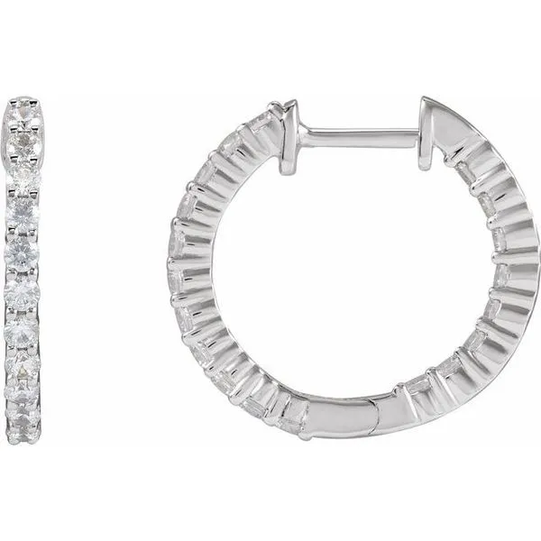 Inside-Outside Hoop Earrings James Wolf Jewelers Mason, OH