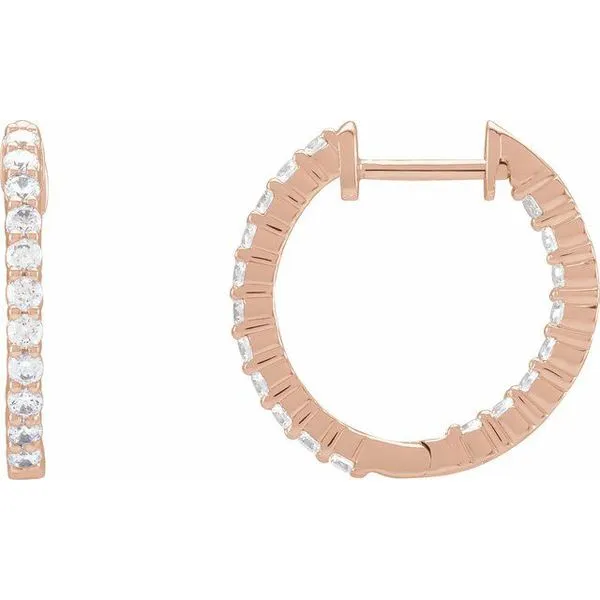 Inside-Outside Hoop Earrings James Wolf Jewelers Mason, OH