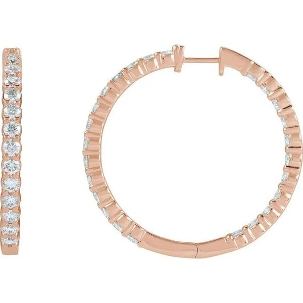 Inside-Outside Hoop Earrings Hopman Jewelers Elkhart, IN