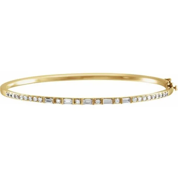 Accented Bangle Bracelet Milan's Jewelry Inc Sarasota, FL