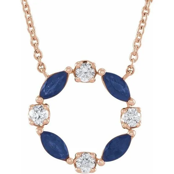Accented Circle Necklace Comstock Jewelers Edmonds, WA