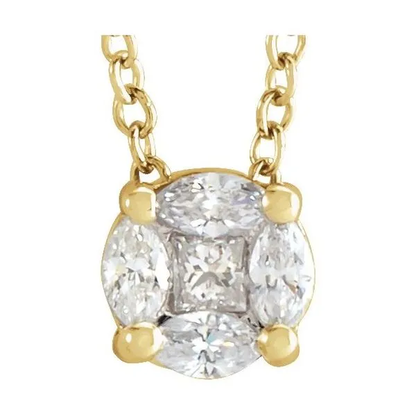 Cluster Necklace James Wolf Jewelers Mason, OH