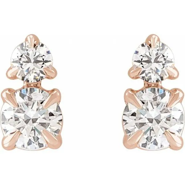 Lab-Grown Diamond Earrings Image 2 Comstock Jewelers Edmonds, WA