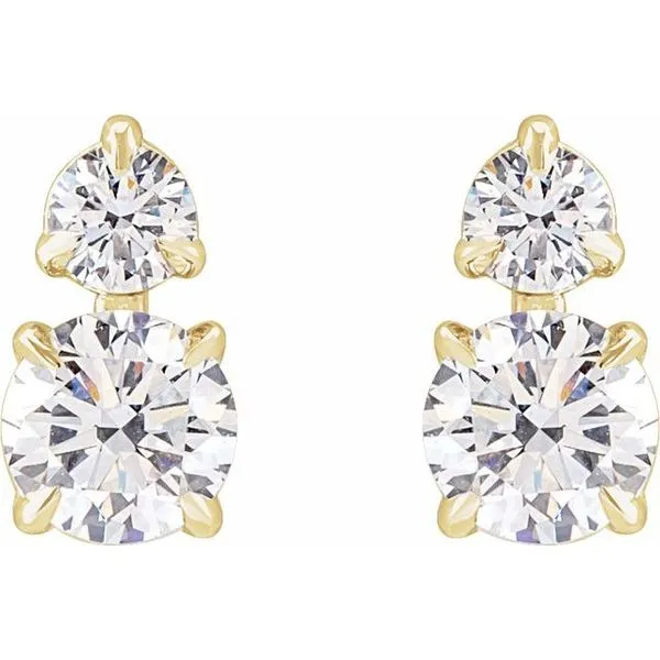 Lab-Grown Diamond Earrings Image 2 Comstock Jewelers Edmonds, WA
