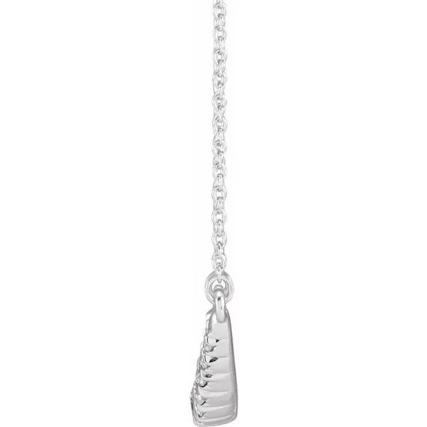Lab-Grown Diamond Bar Necklace Image 2 James Wolf Jewelers Mason, OH