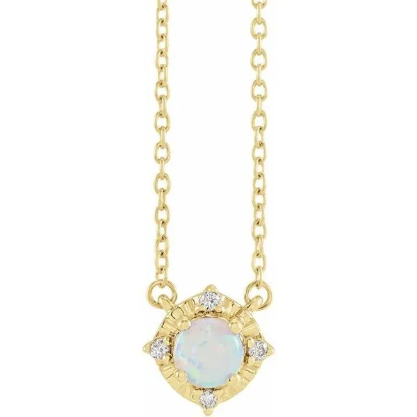 Halo-Style Birthstone Necklace Comstock Jewelers Edmonds, WA