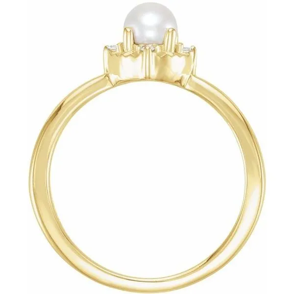 Halo-Style Birthstone Ring Image 2 M. J. Thomas Jewelers, Ltd. Stratford, CT