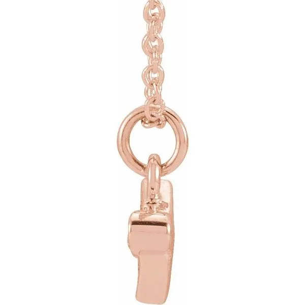 Petite Airplane Necklace Image 2 Milan's Jewelry Inc Sarasota, FL