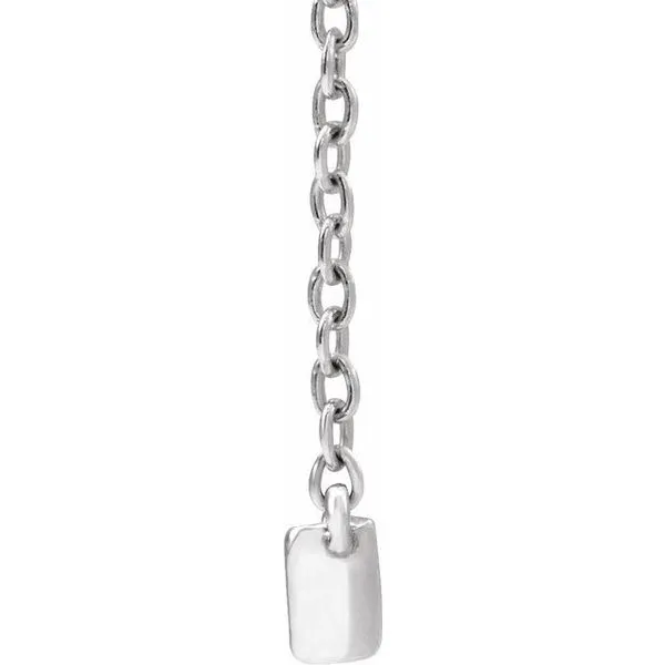 Lab-Grown Bar Necklace Image 2 The Diamond Shop, Inc. Lewiston, ID