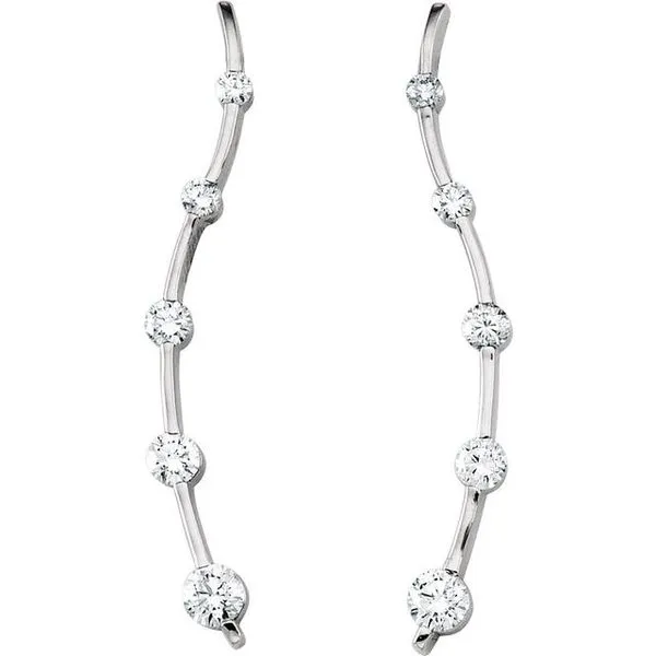 Accented Journey Earrings Hopman Jewelers Elkhart, IN