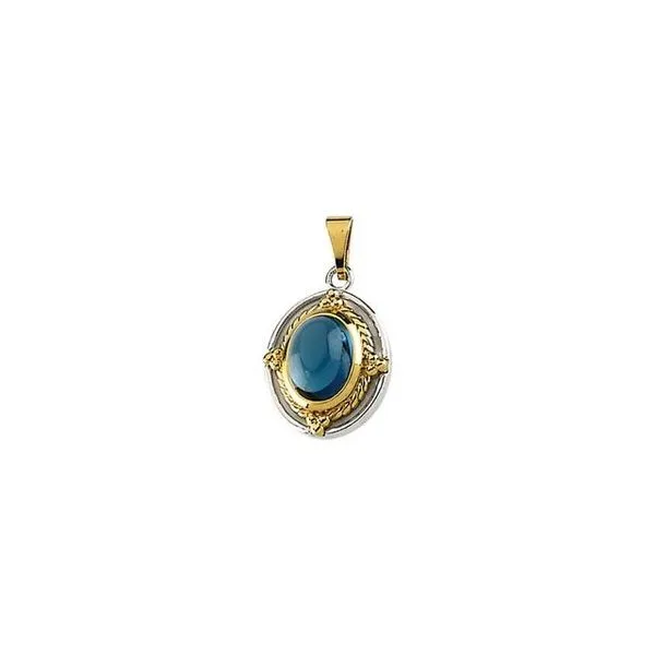 Cabochon Pendant Long Jewelers Chesapeake, VA