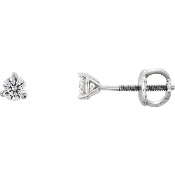 Round 3-Prong Stud Earrings Holly's Jewelry Mountain Home, AR