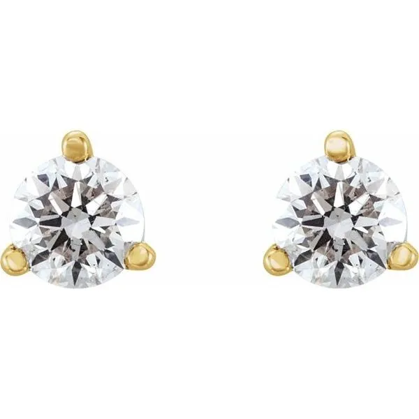 Round 3-Prong Stud Earrings Image 2 Boyd Jewelers Wesley Chapel, FL