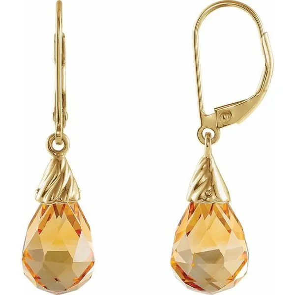 Briolette Earrings Long Jewelers Chesapeake, VA