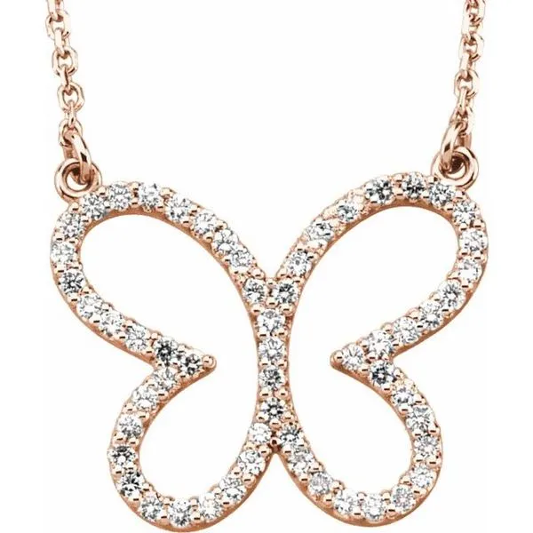 Butterfly Necklace Hart's Jewelers Grants Pass, OR