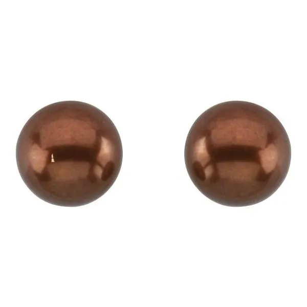Pearl Stud Earrings Image 2 Linwood Custom Jewelers Linwood, NJ