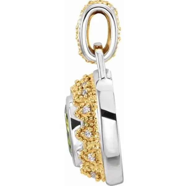 Accented Pendant Image 2 D'Errico Jewelry Scarsdale, NY