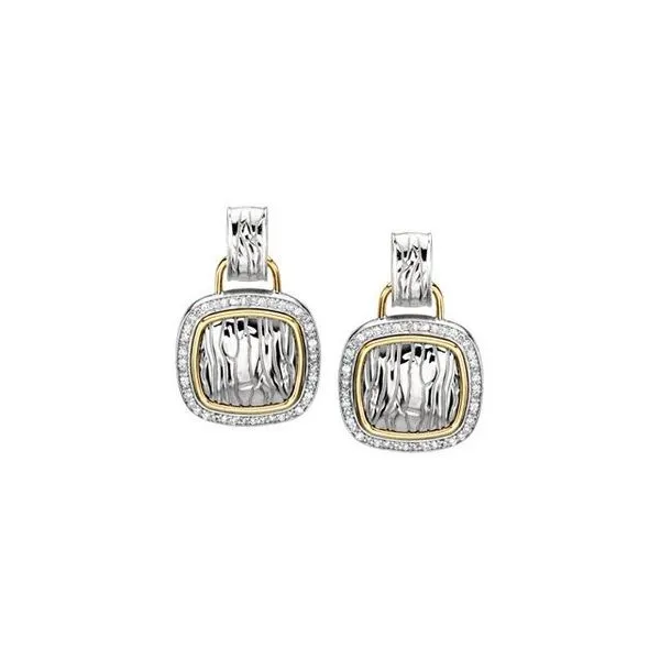 Accented Zebra Skin Earrings Image 2 Arnold's Jewelry and Gifts Logansport, IN