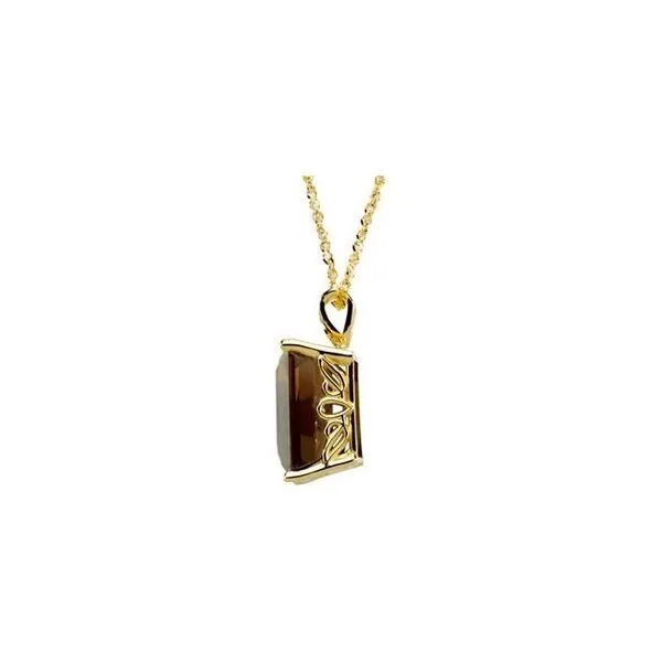 Scroll Setting® Necklace Image 2 Hart's Jewelers Grants Pass, OR