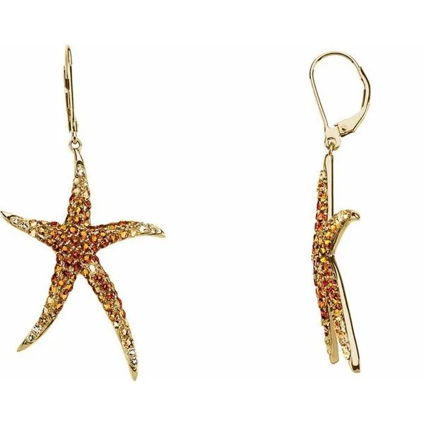 Starfish Earrings Hopman Jewelers Elkhart, IN