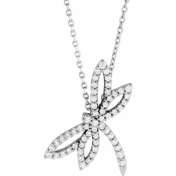 Accented Dragonfly Necklace Hart's Jewelers Grants Pass, OR