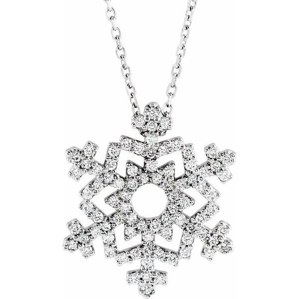 Snowflake Necklace Hart's Jewelers Grants Pass, OR