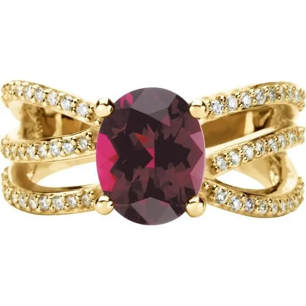 Criss-Cross Ring Image 3 Henry B. Ball Jewelers Canton, OH