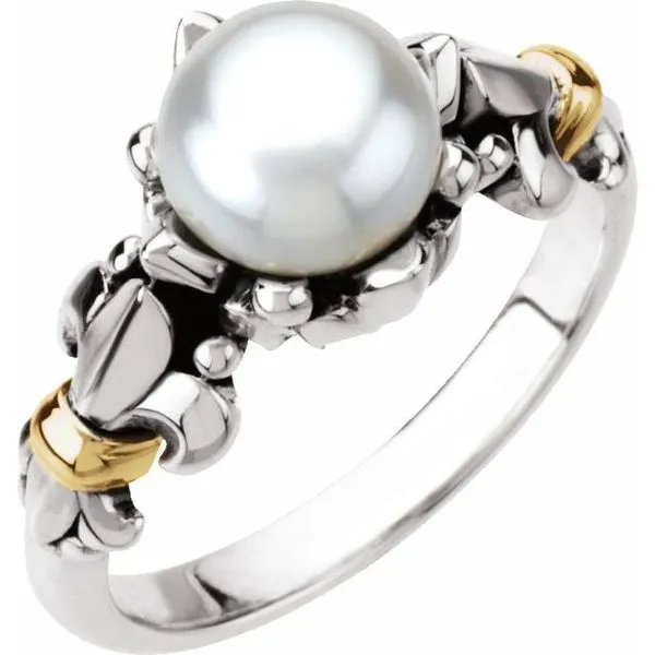 Pearl Fleur-de-lis Ring Arnold's Jewelry and Gifts Logansport, IN