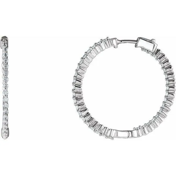 Inside-Outside Hoop Earrings Arnold's Jewelry and Gifts Logansport, IN