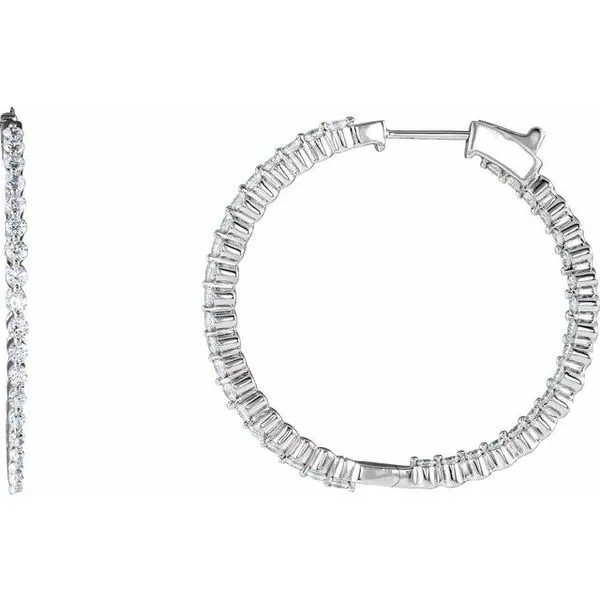 Inside-Outside Hoop Earrings Hart's Jewelers Grants Pass, OR