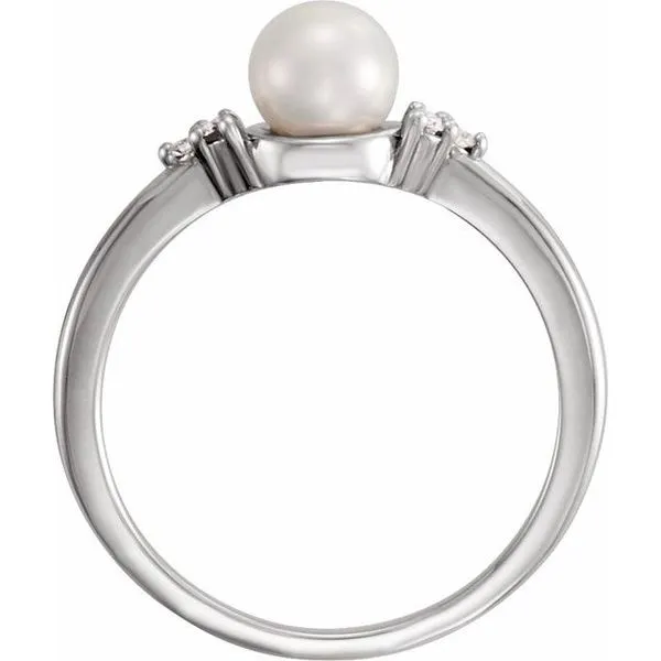 Accented Pearl Ring Image 2 Holly's Jewelry Mountain Home, AR