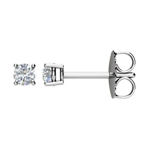 Round 4-Prong Stud Earrings The Diamond Shop, Inc. Lewiston, ID