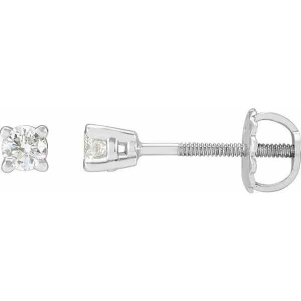 Round 4-Prong Stud Earrings Arnold's Jewelry and Gifts Logansport, IN