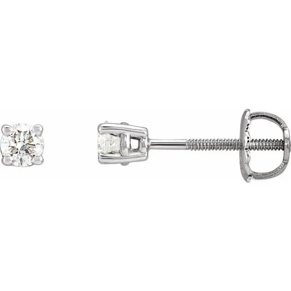 Round 4-Prong Stud Earrings Jewelry Design Studio Jensen Beach, FL