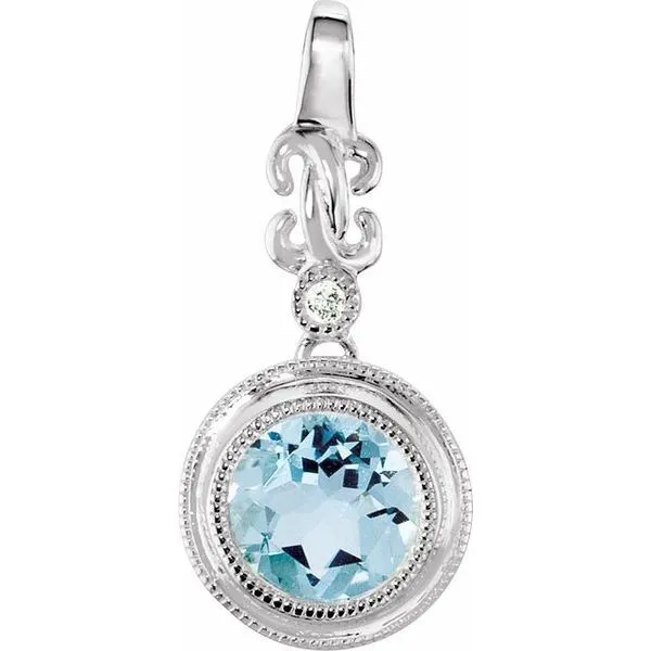 Bezel-Set Granulated Pendant Hart's Jewelers Grants Pass, OR