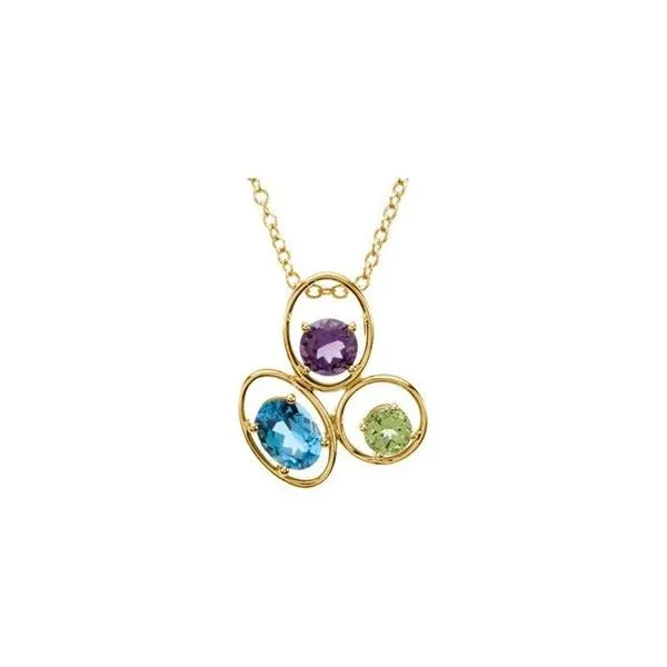 Three-Stone Necklace McCoy Jewelers Bartlesville, OK