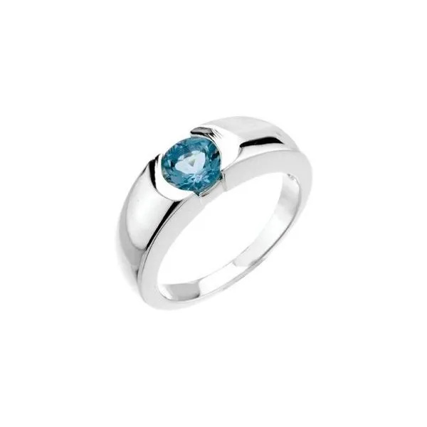 Channel-Set Solitaire Ring Linwood Custom Jewelers Linwood, NJ