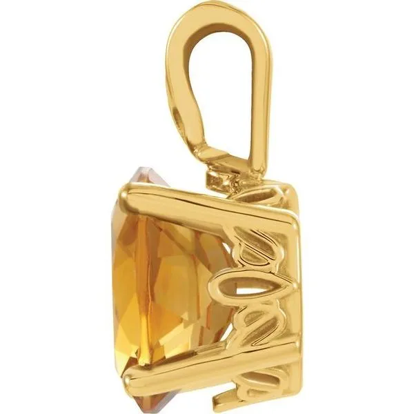 Solitaire Pendant Image 2 Hart's Jewelers Grants Pass, OR