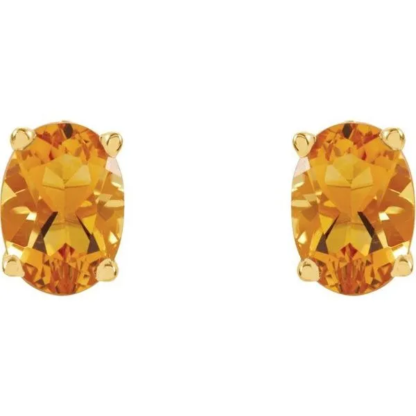 Oval 4-Prong Stud Earrings Image 2 Holly's Jewelry Mountain Home, AR