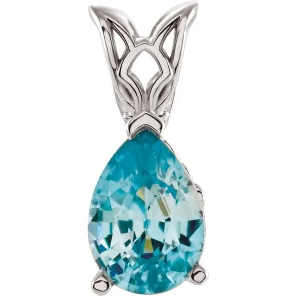 Solitaire Pendant Linwood Custom Jewelers Linwood, NJ