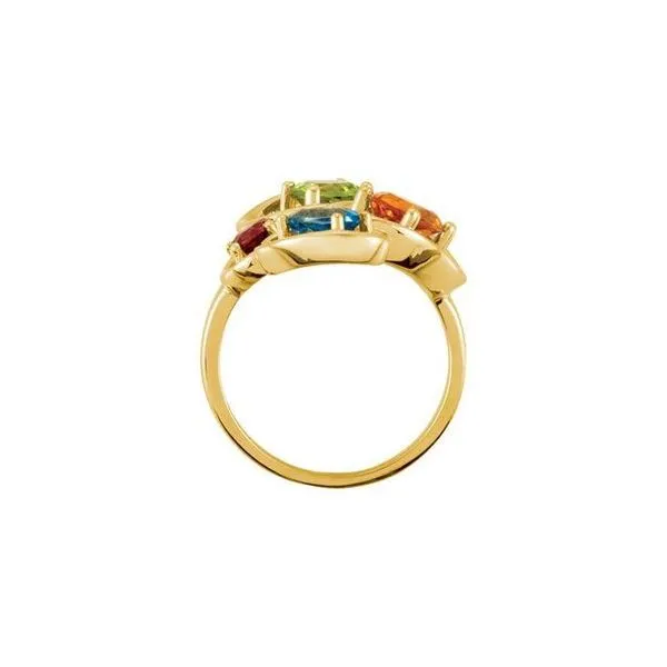 Multi-Gemstone Ring Image 2 Linwood Custom Jewelers Linwood, NJ