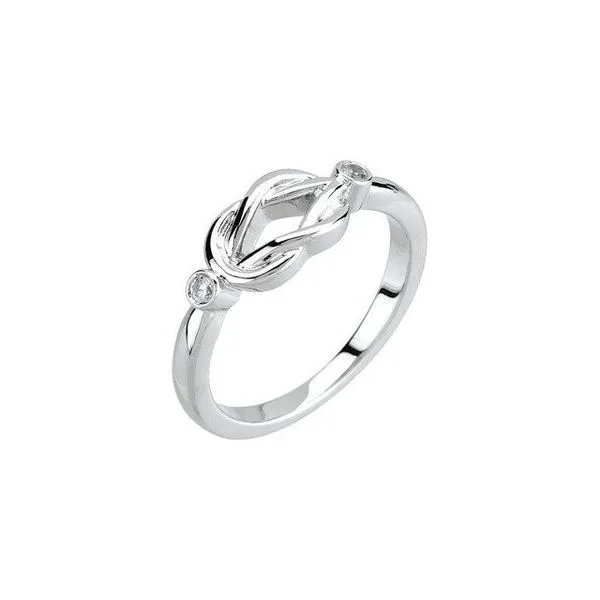 Accented Knot Ring Hart's Jewelers Grants Pass, OR