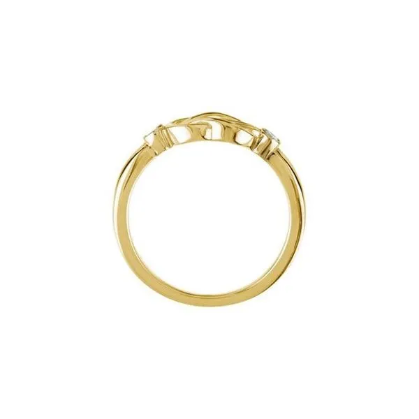 Accented Knot Ring Image 2 Hart's Jewelers Grants Pass, OR