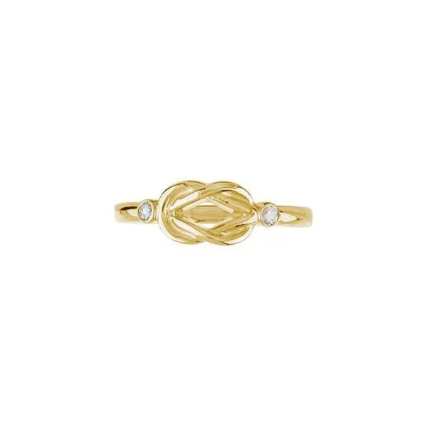 Accented Knot Ring Image 3 Holly's Jewelry Mountain Home, AR