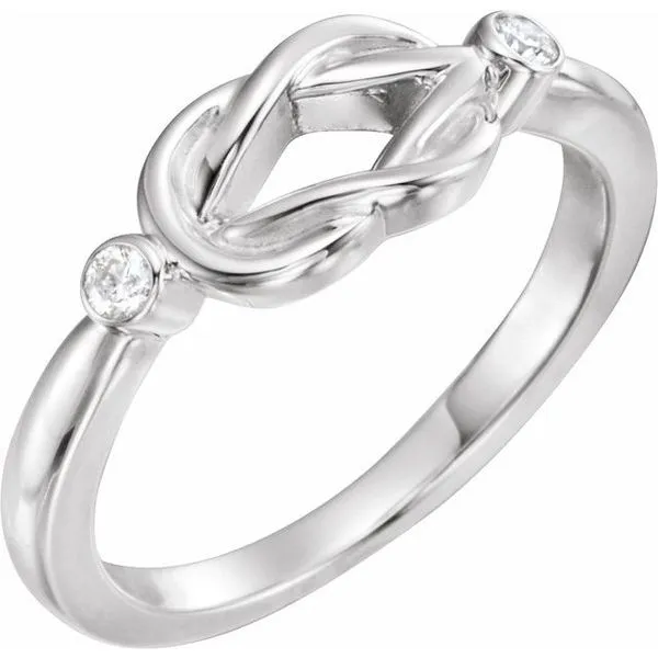 Accented Knot Ring Hart's Jewelers Grants Pass, OR