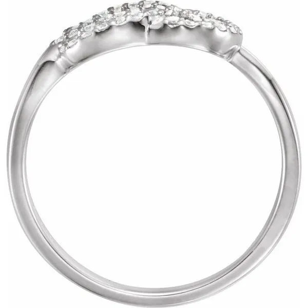 Accented Knot Ring Image 2 Scirto's Jewelry Lockport, NY